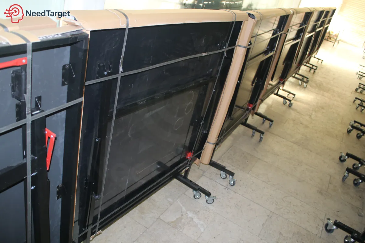 تصویری از انبار محصولات کارخانه صنعتی ثبتشده در نیدتارگت