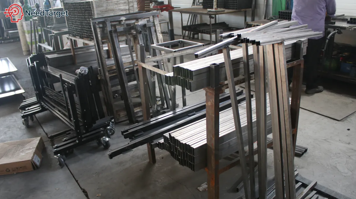 فضای داخلی کارخانه و تجهیزات صنعتی ثبتشده در نیدتارگت